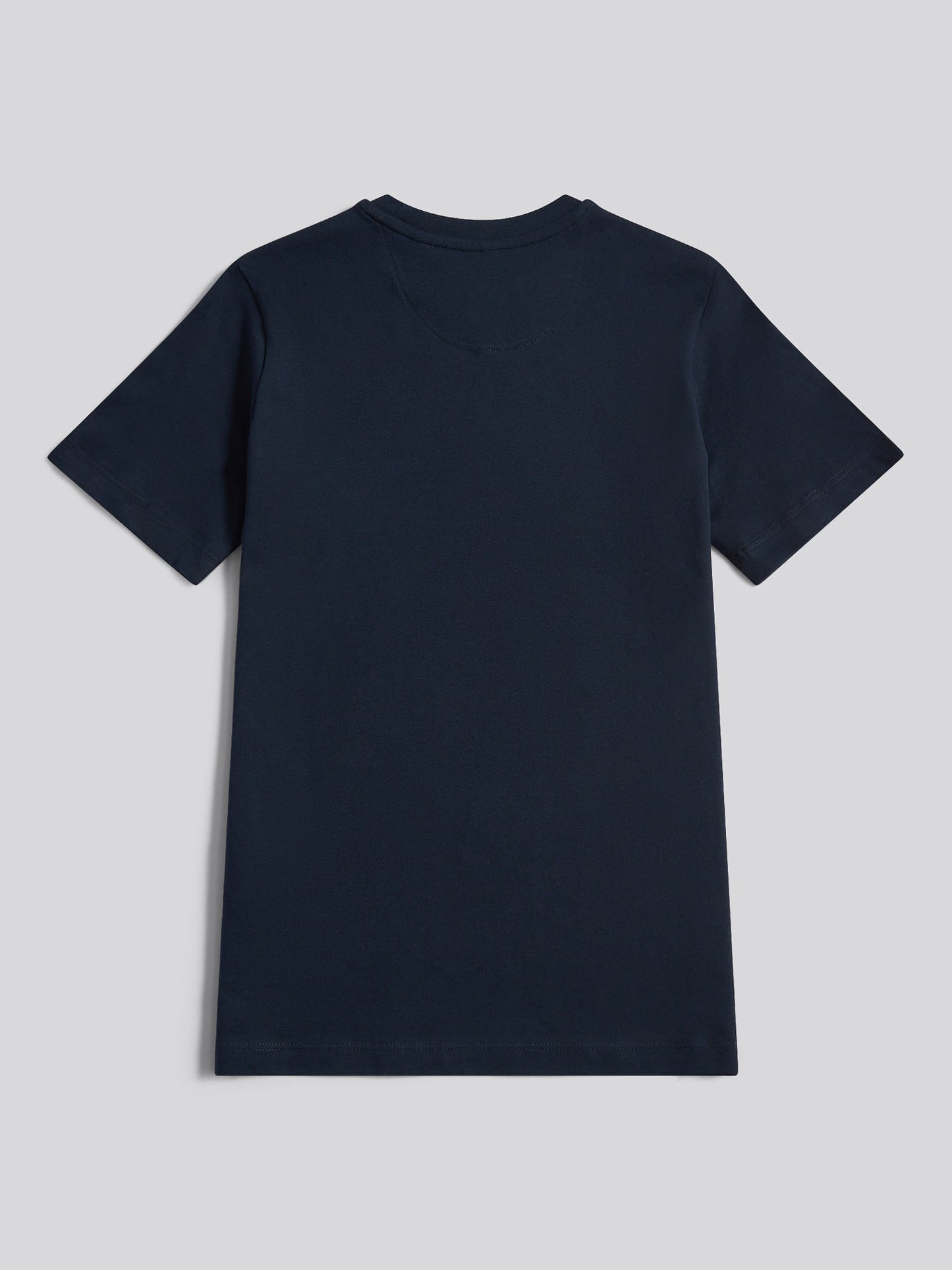 Boys Signature Arch Print T-Shirt in Dark Sapphire Navy