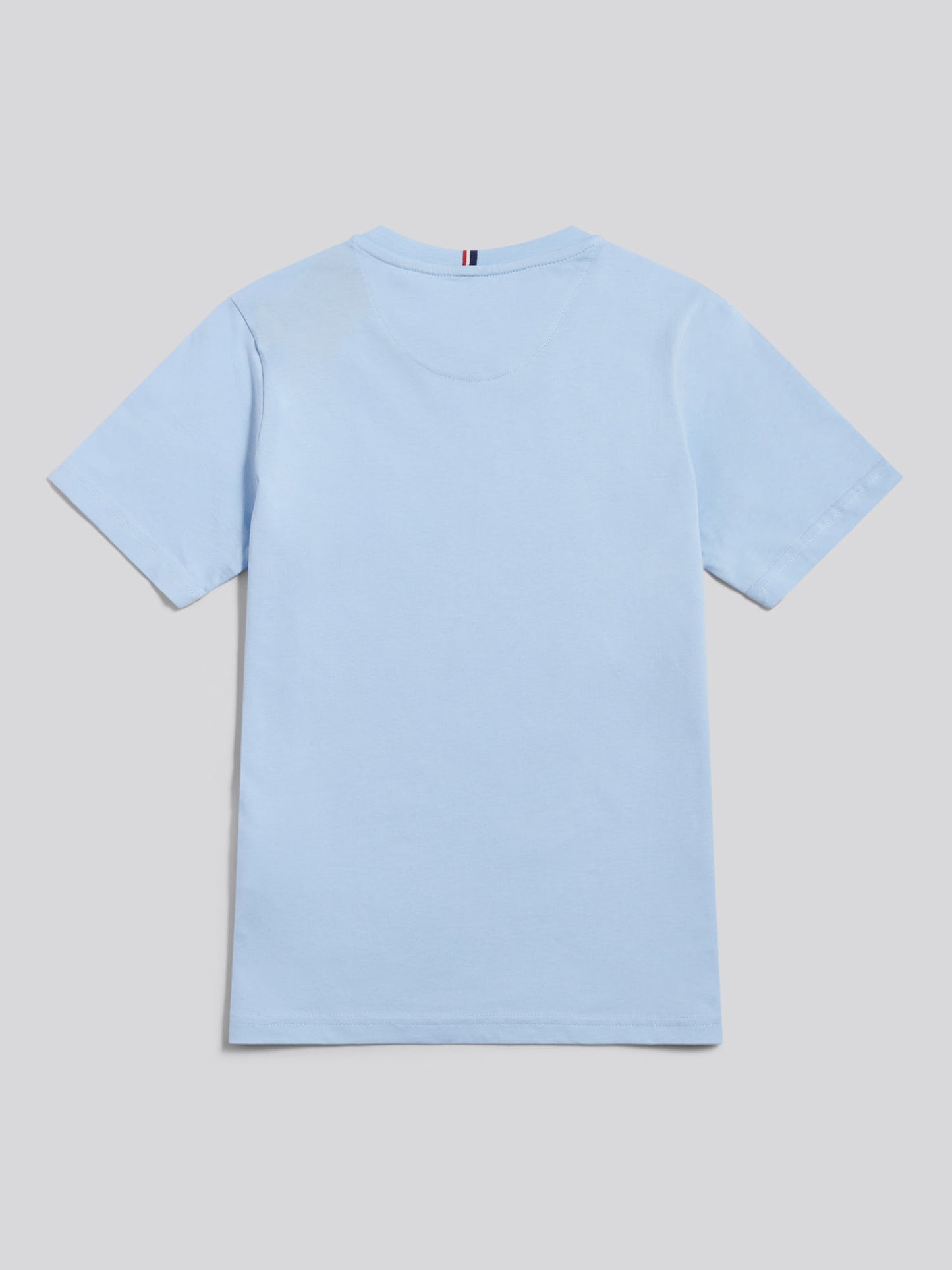 Boys Texture Double Horsemen T-Shirt Chambray Blue