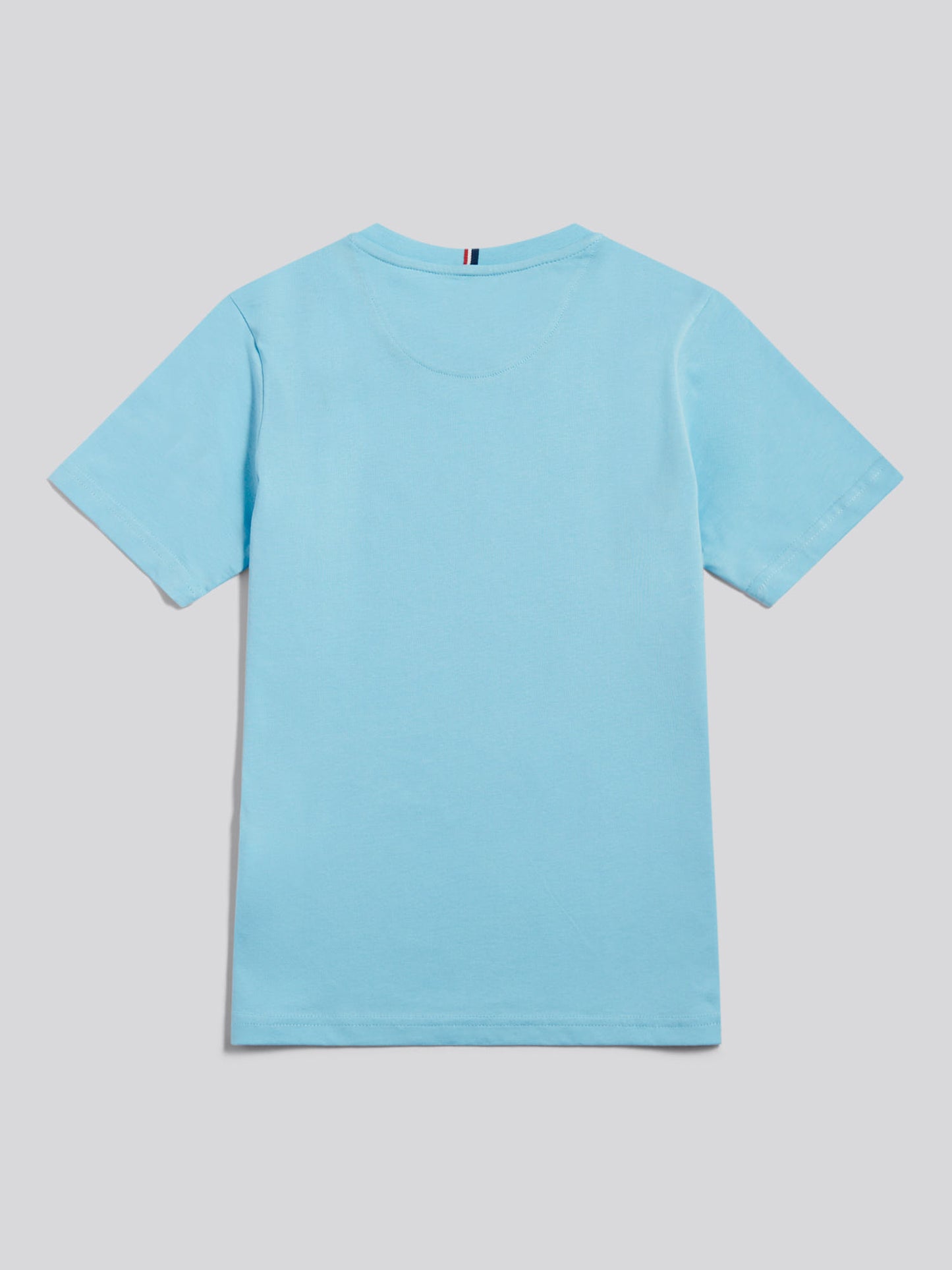 Boys Texture Double Horsemen T-Shirt Air Blue