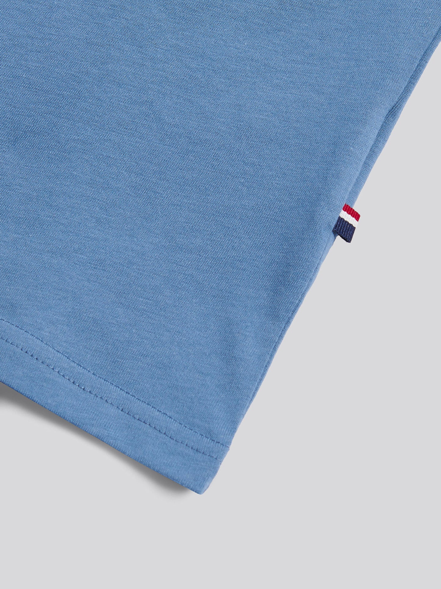 Boys Texture Double Horsemen T-Shirt in Blue Horizon