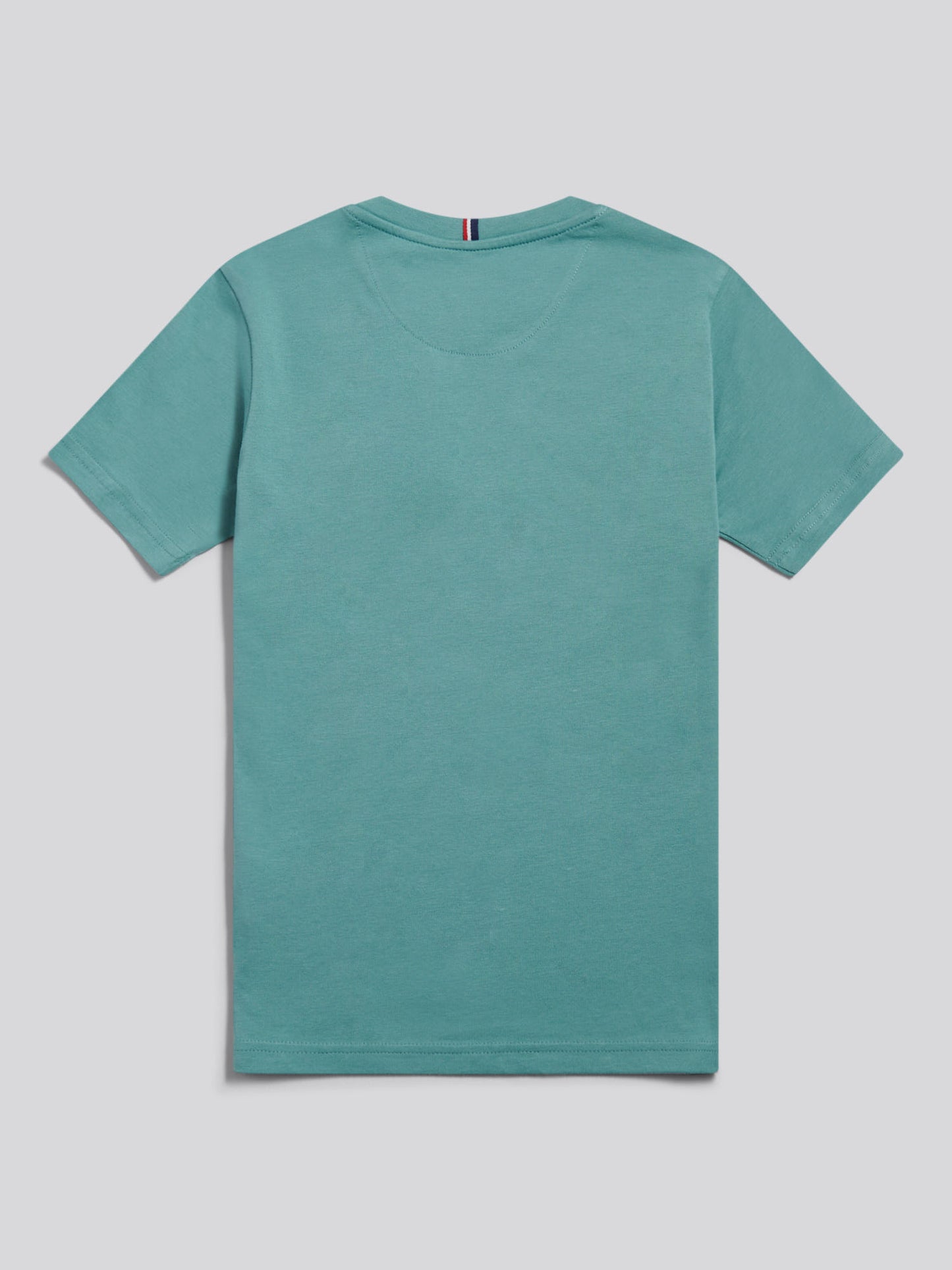 Boys Texture Double Horsemen T-Shirt Arctic