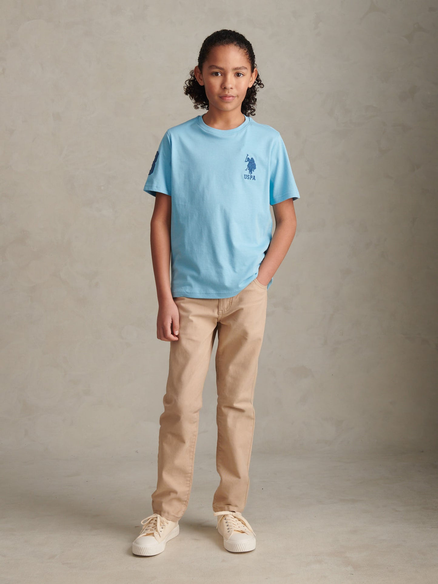 Boys Player 3 T-Shirt Air Blue