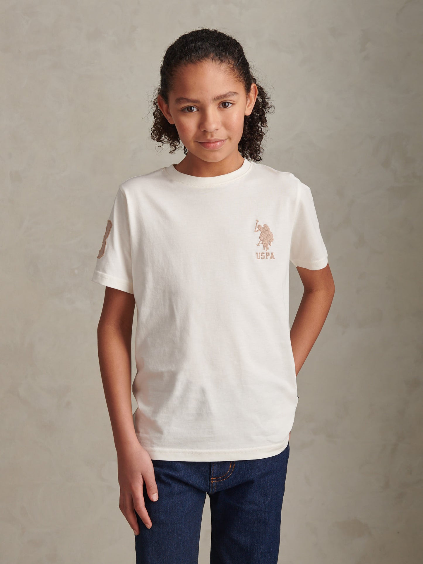 Boys Player 3 T-Shirt Whisper White
