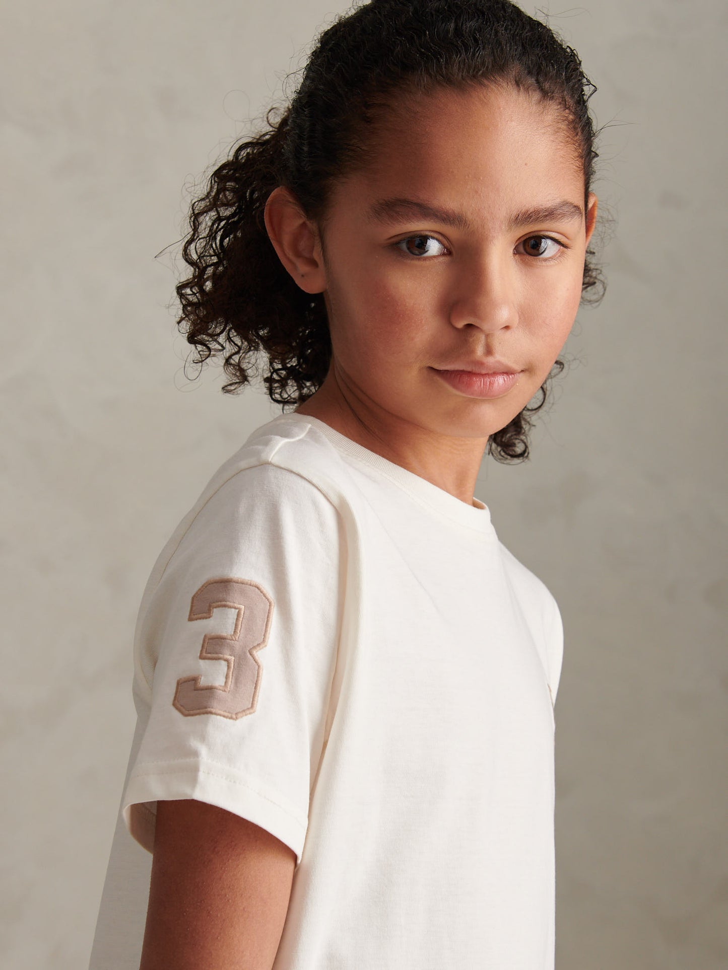 Boys Player 3 T-Shirt Whisper White