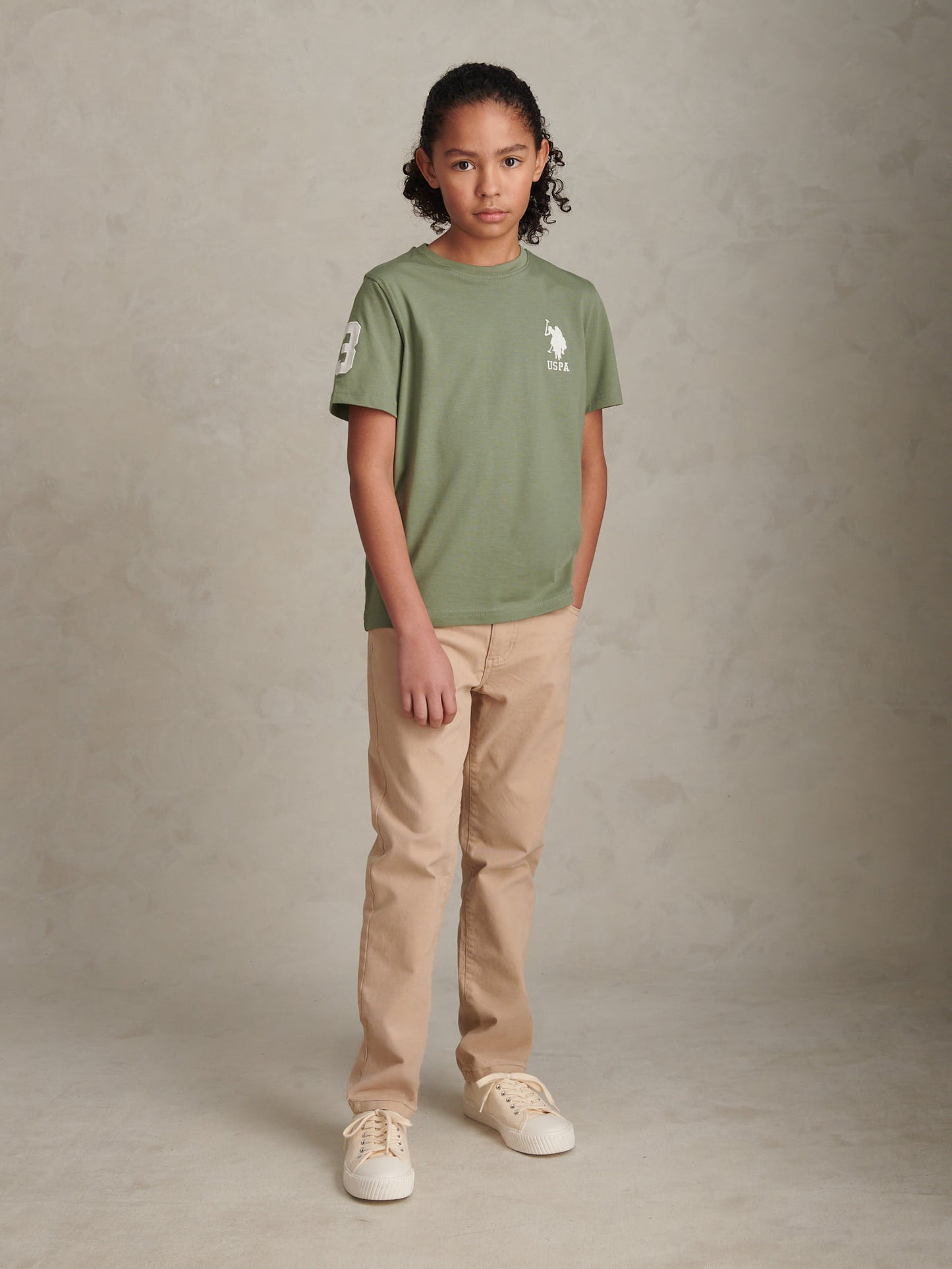Boys Player 3 T-Shirt Sea Spray