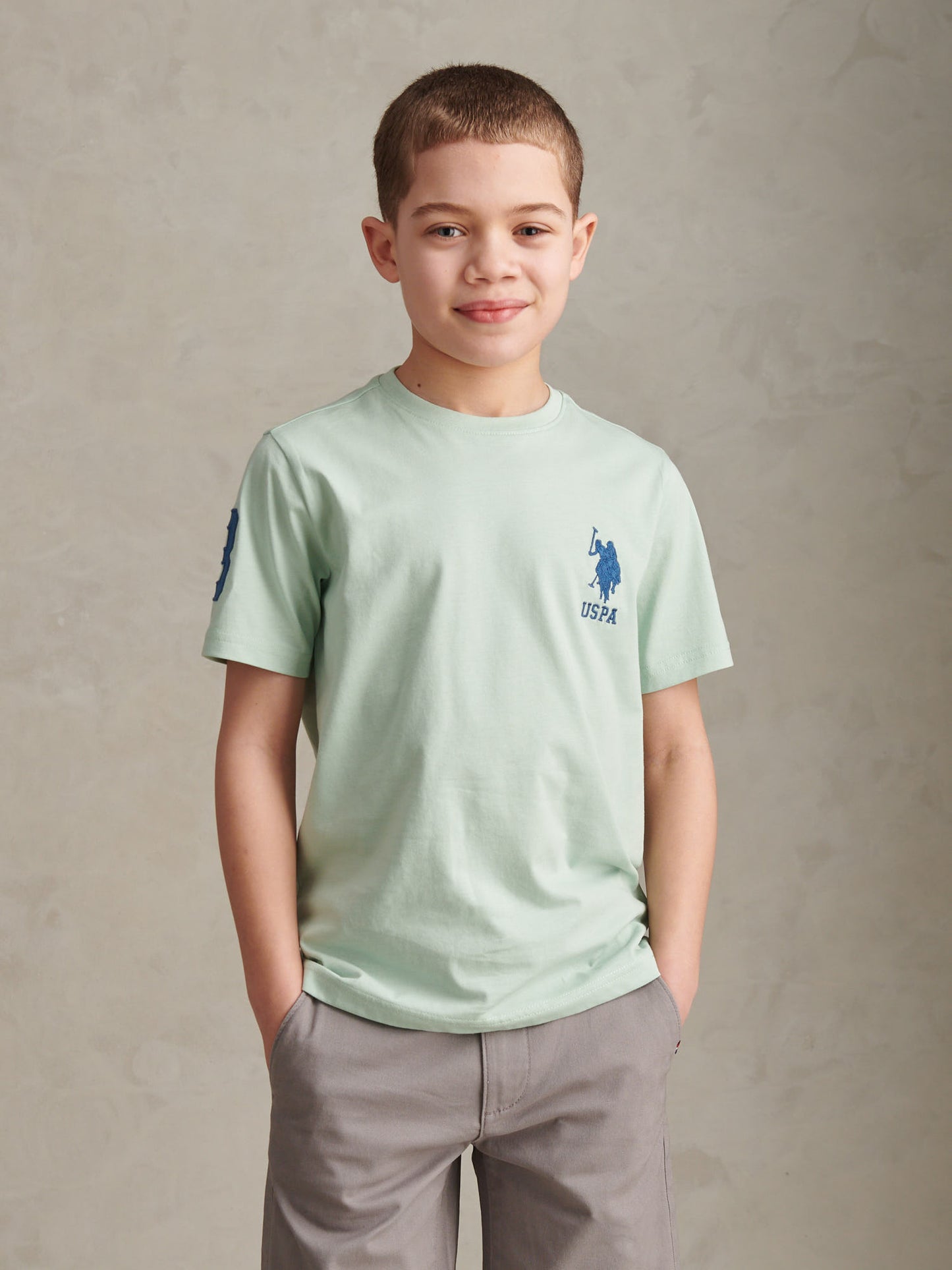 Boys Player 3 T-Shirt Aqua Foam