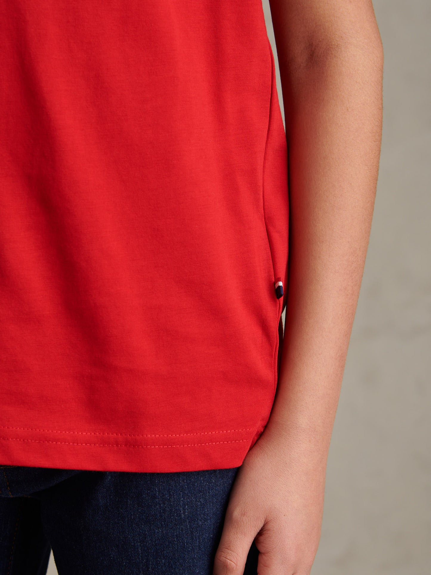 Boys Player 3 T-Shirt Black Haute Red DHM