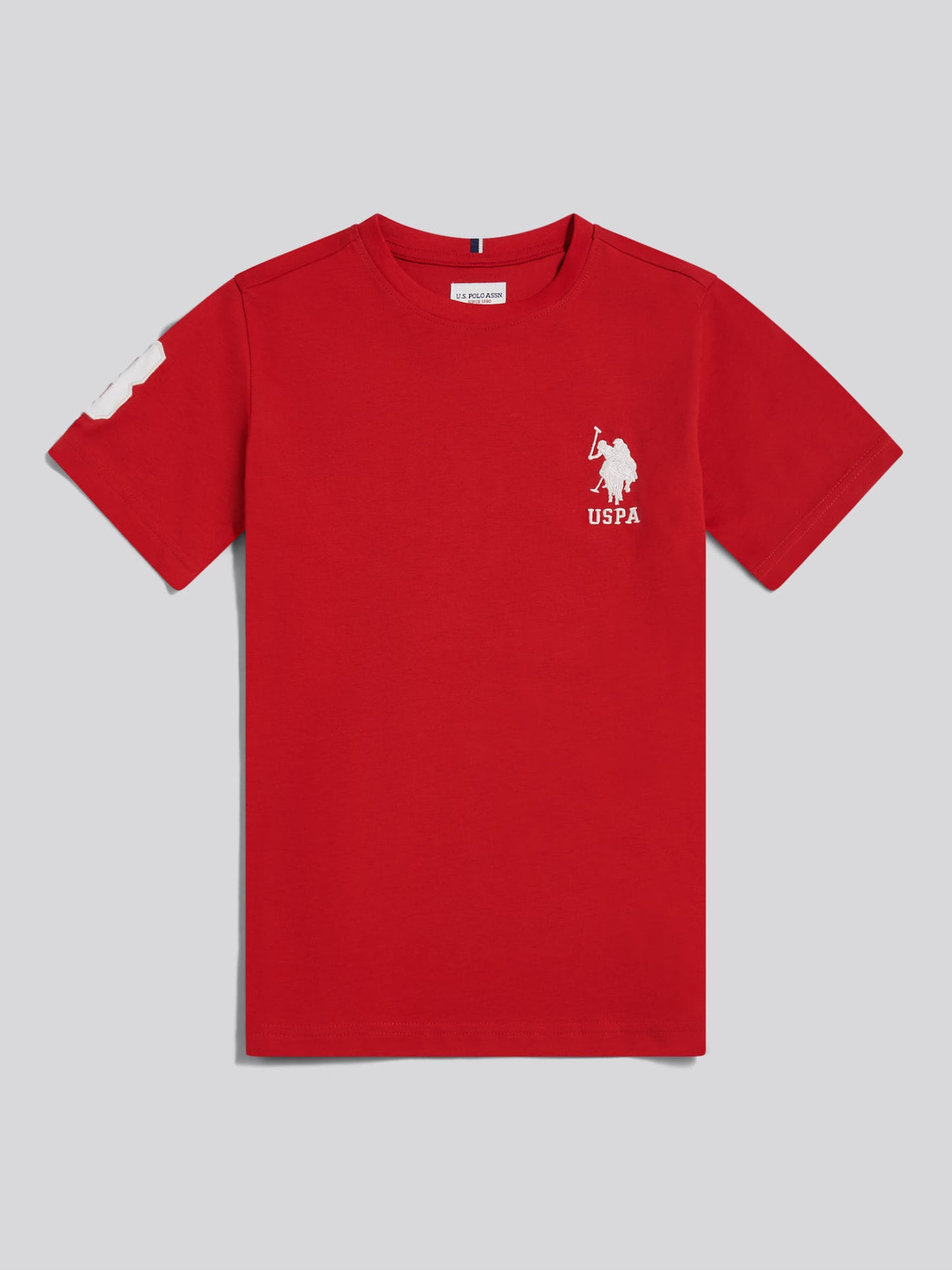 Boys Player 3 T-Shirt Black Haute Red DHM