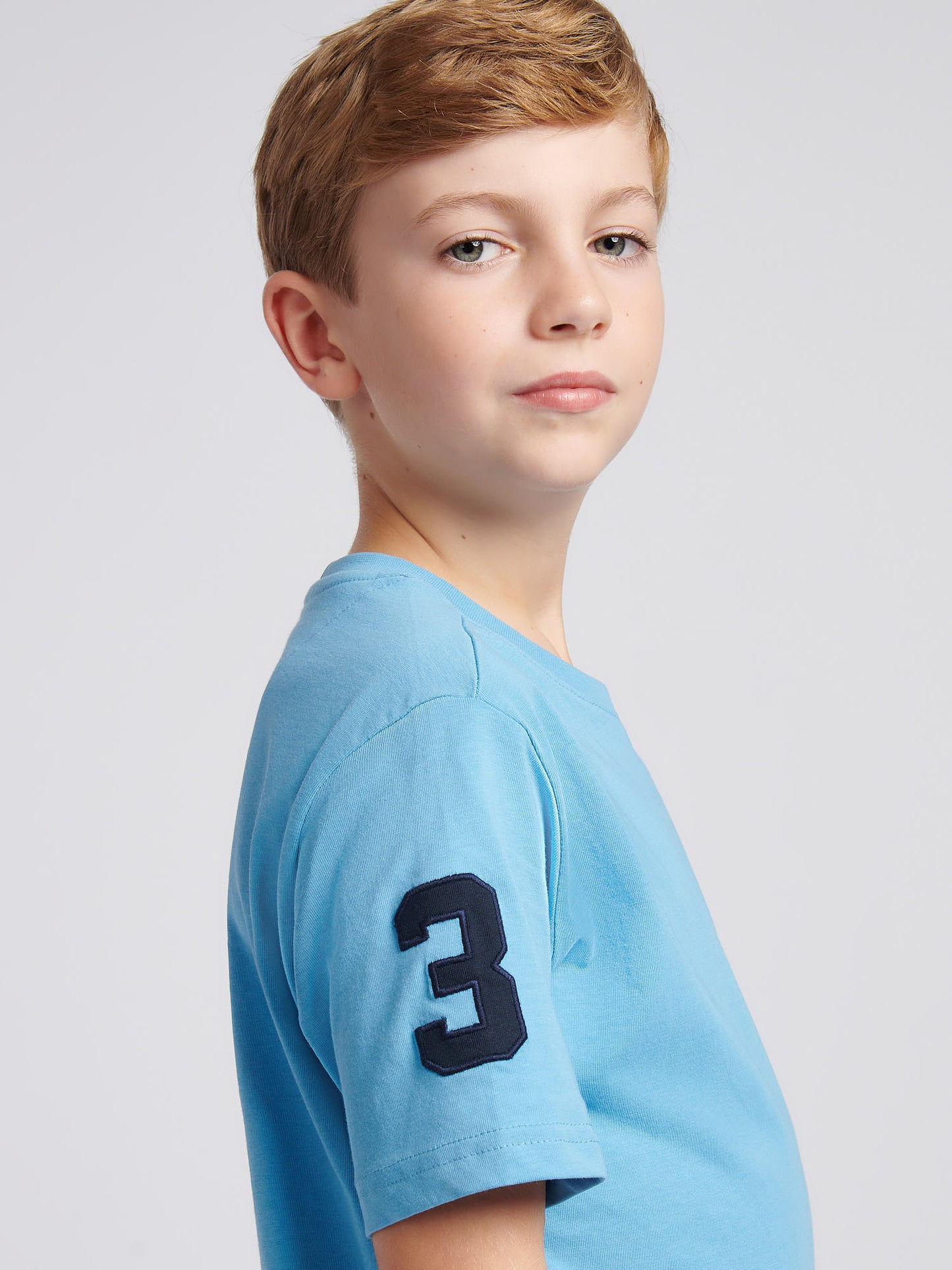 Boys Player 3 T-Shirt in Heritage Blue