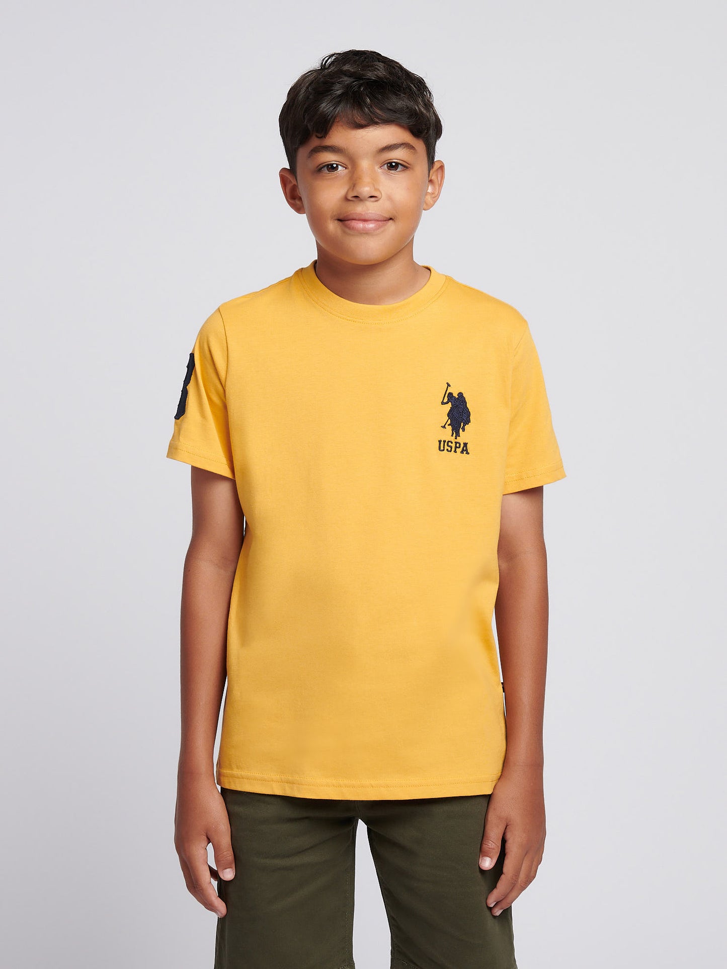Boys Player 3 T-Shirt in Golden Apricot