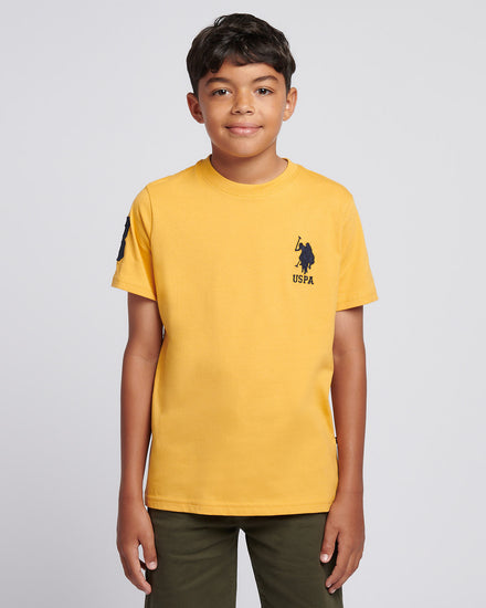 Boys Player 3 T-Shirt in Golden Apricot