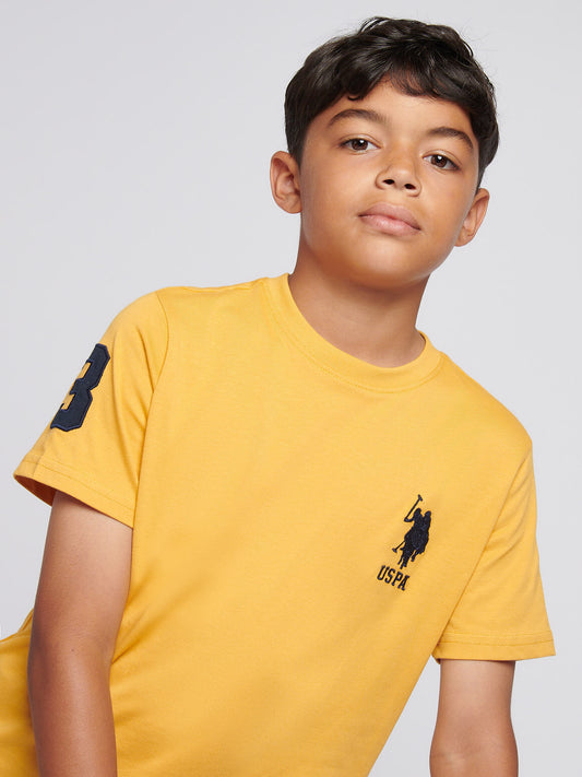 Boys Player 3 T-Shirt in Golden Apricot