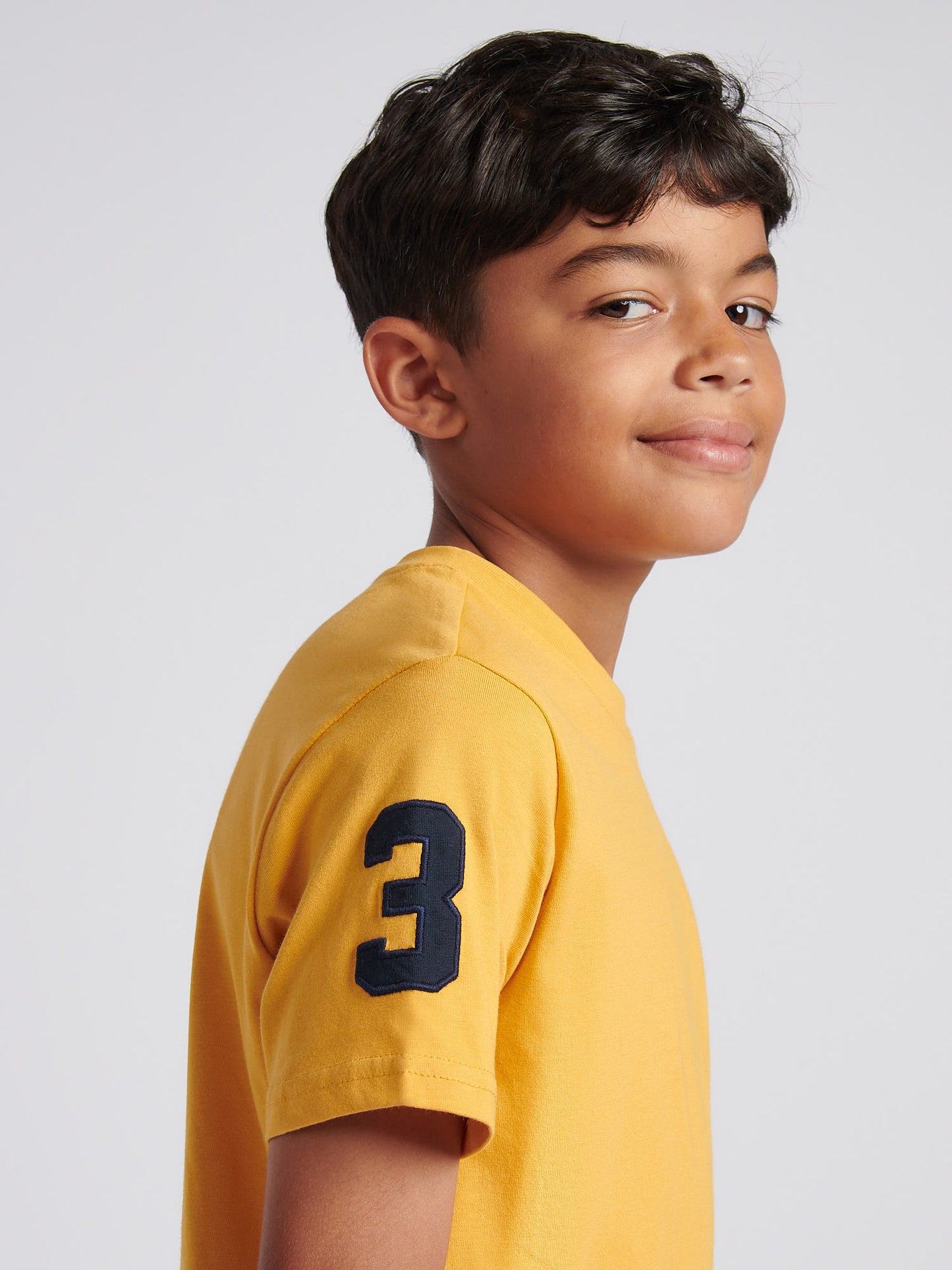 Boys Player 3 T-Shirt in Golden Apricot