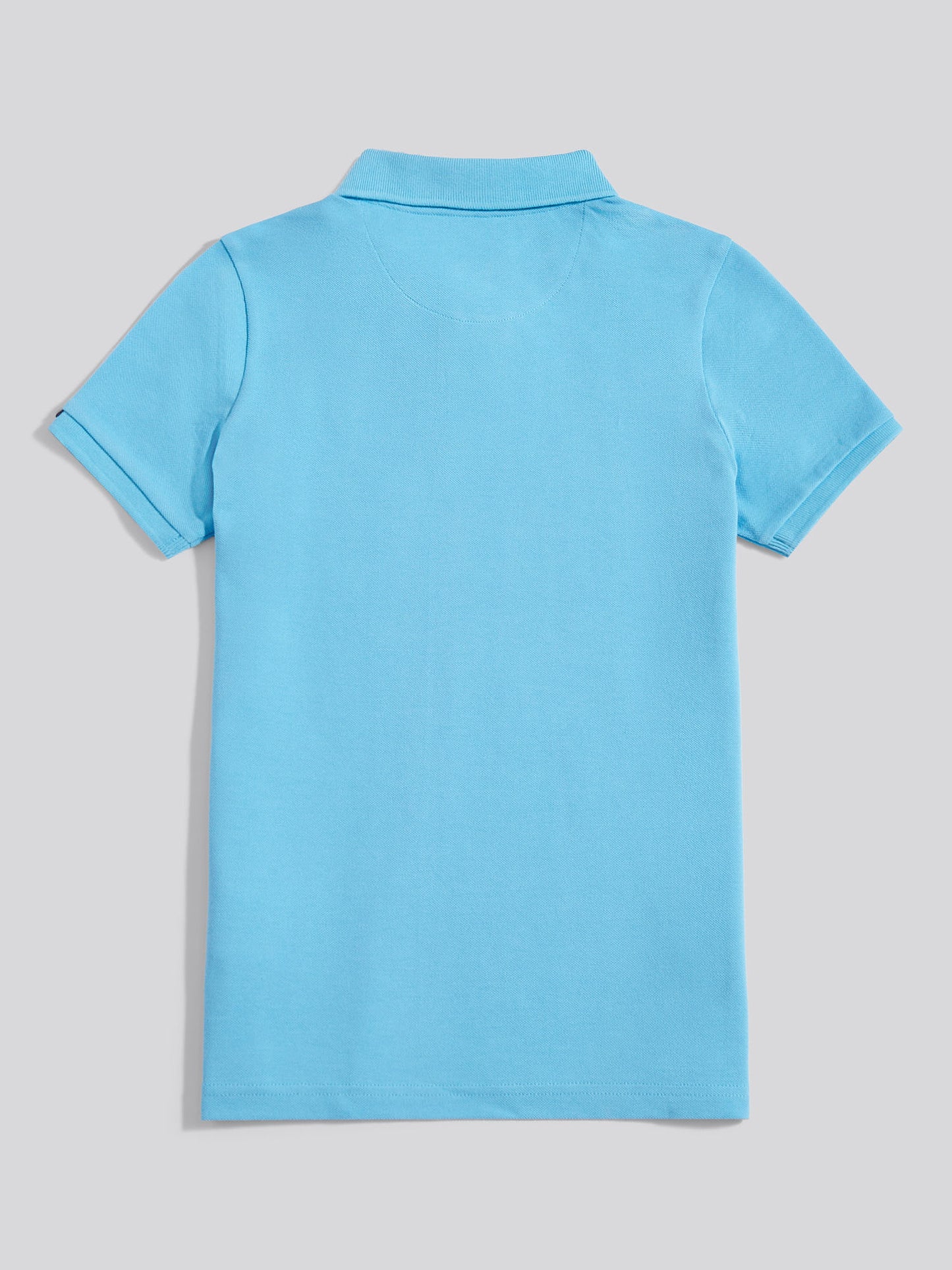 Boys Double Horsemen Polo Shirt in Heritage Blue