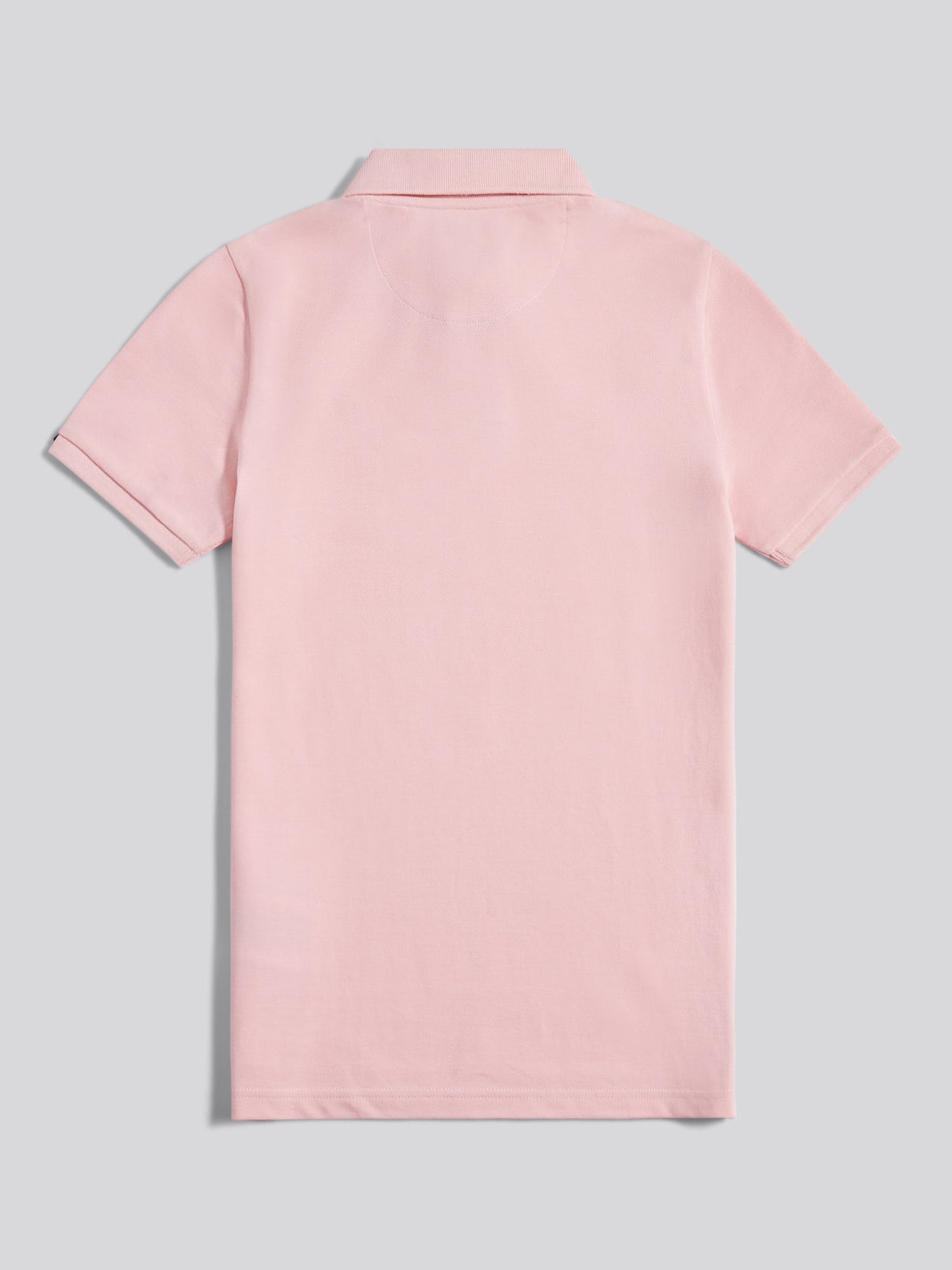 Boys Double Horsemen Polo Shirt in Tickled Pink