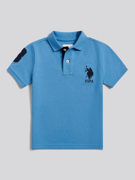 Boys Player 3 Polo Shirt Riviera