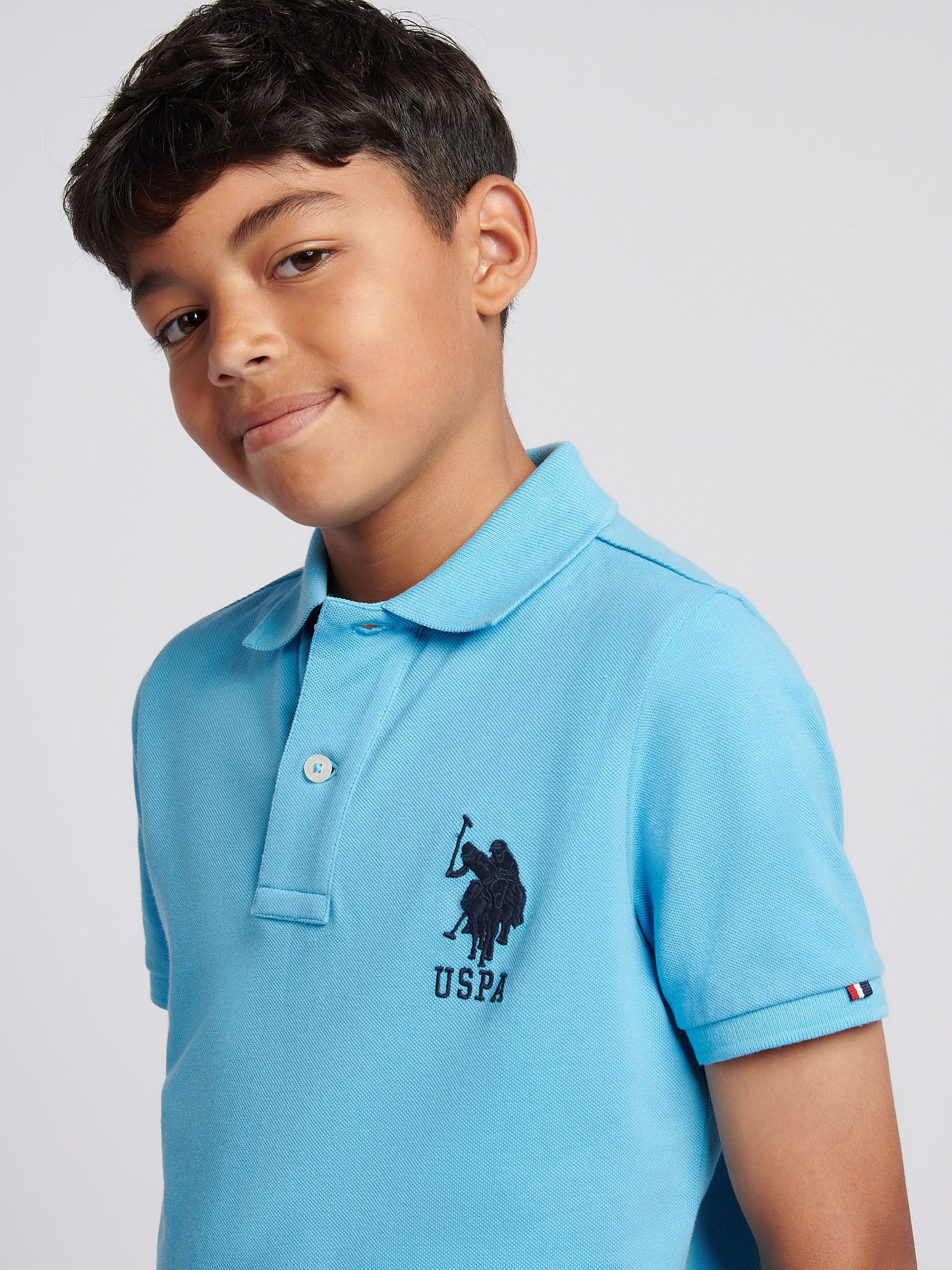 Boys Player 3 Polo Shirt in Heritage Blue