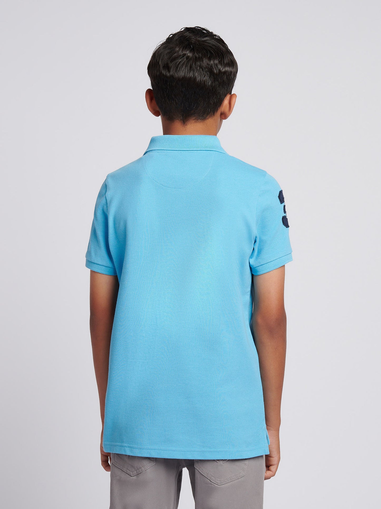 Boys Player 3 Polo Shirt in Heritage Blue