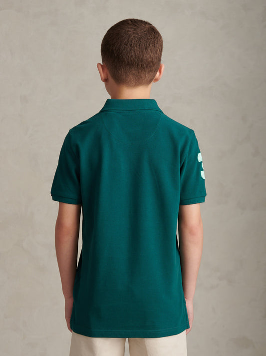Boys Player 3 Polo Shirt Mediterranea