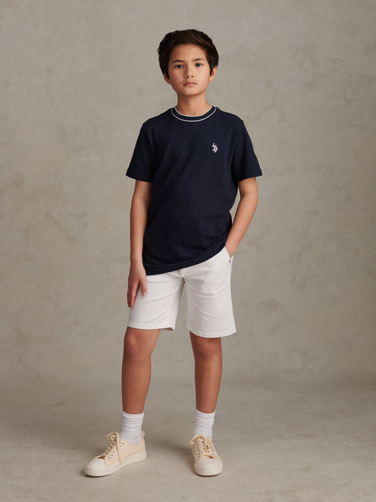 Boys Classic Chino Short Bright White