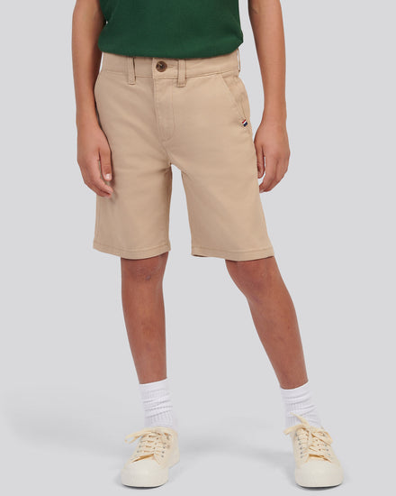 Boys Classic Chino Short in Cornstalk