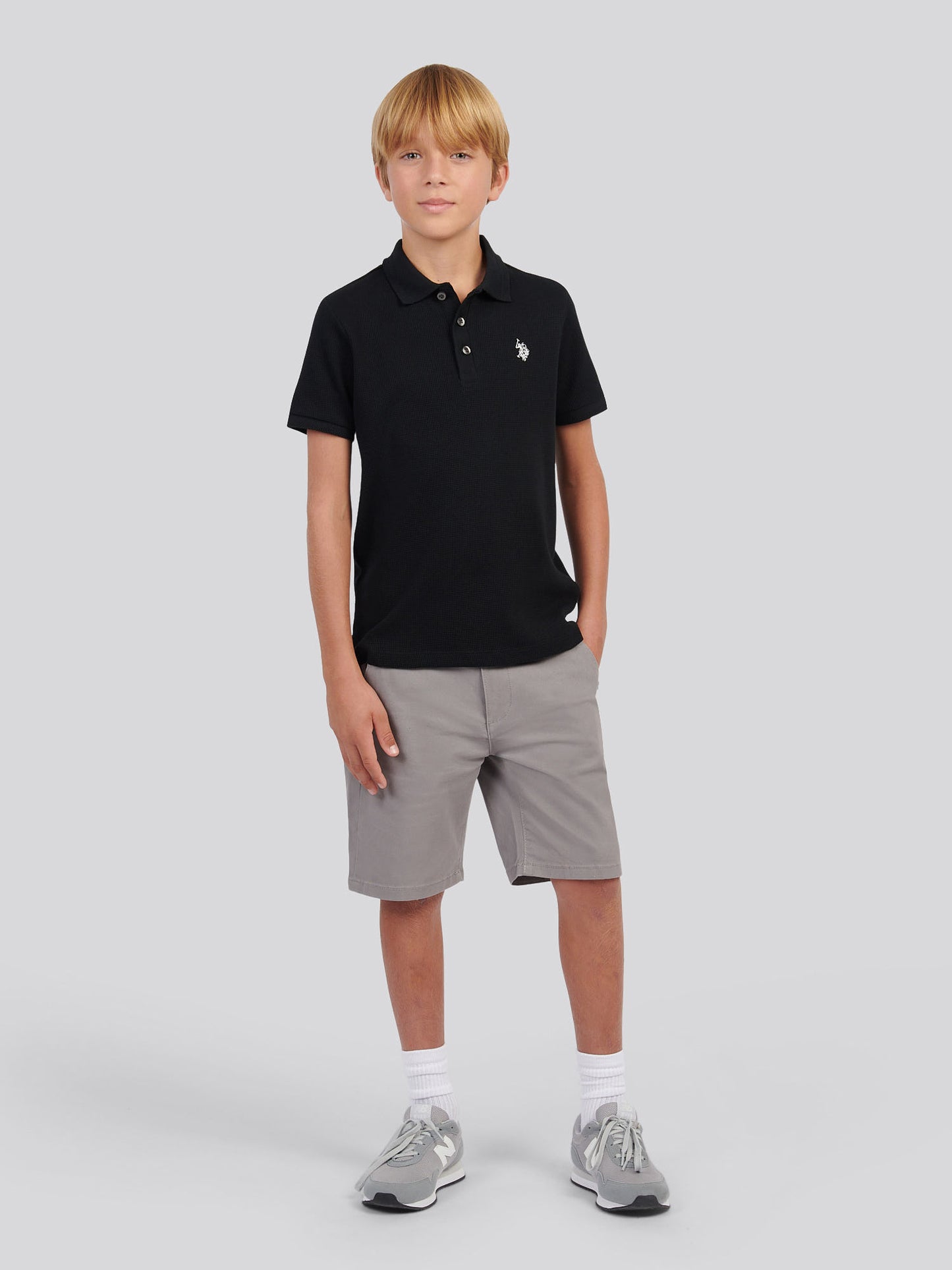 Boys Classic Chino Short in December Sky