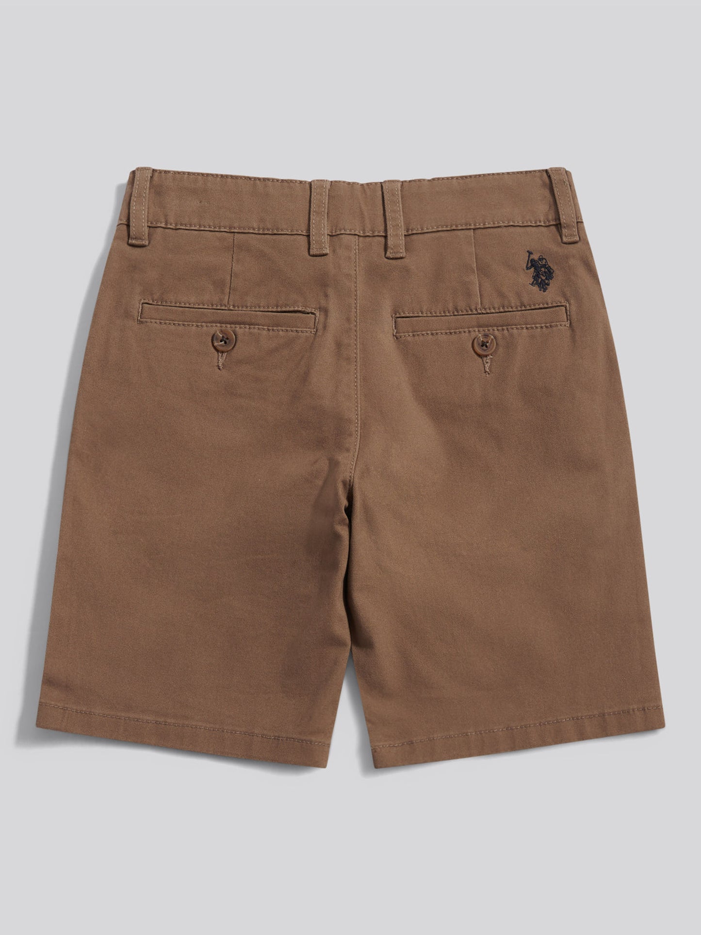 Boys Classic Chino Short in Shitake