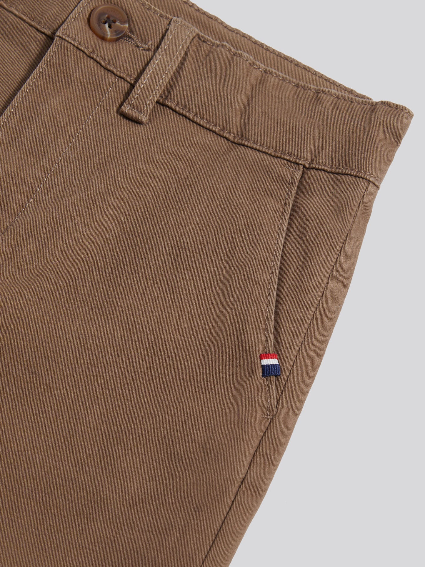 Boys Classic Chino Short in Shitake