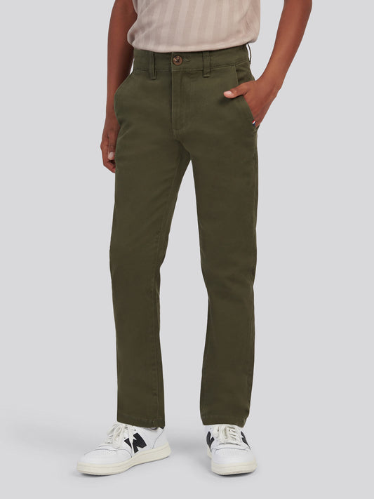 Boys Classic Chino in Forest Night