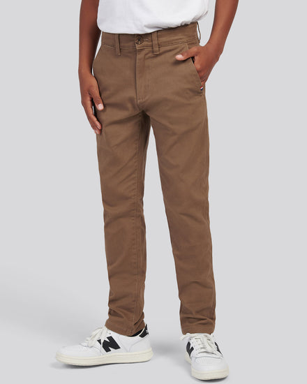 Boys Classic Chino in Shitake