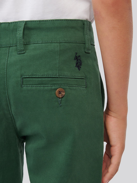 Boys Classic Chino in Pineneedle