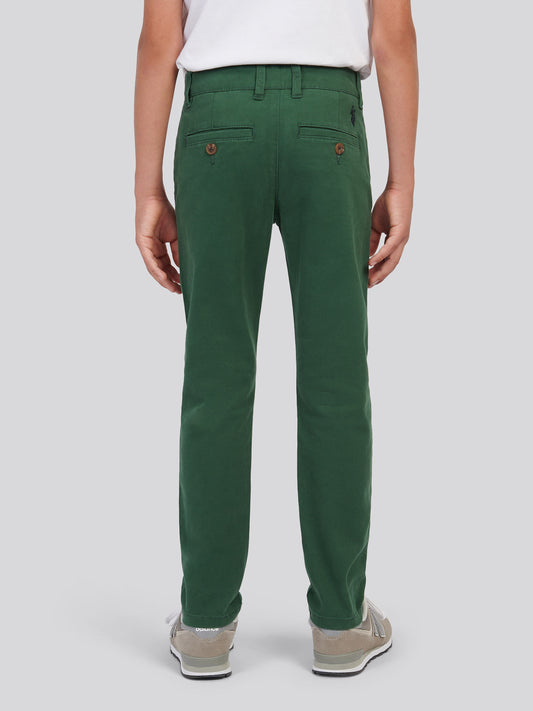 Boys Classic Chino in Pineneedle