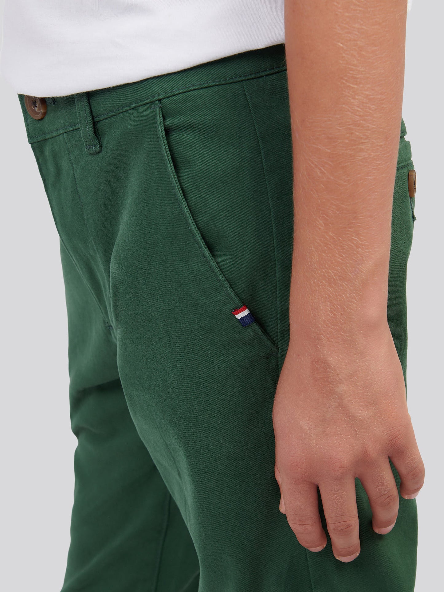 Boys Classic Chino in Pineneedle