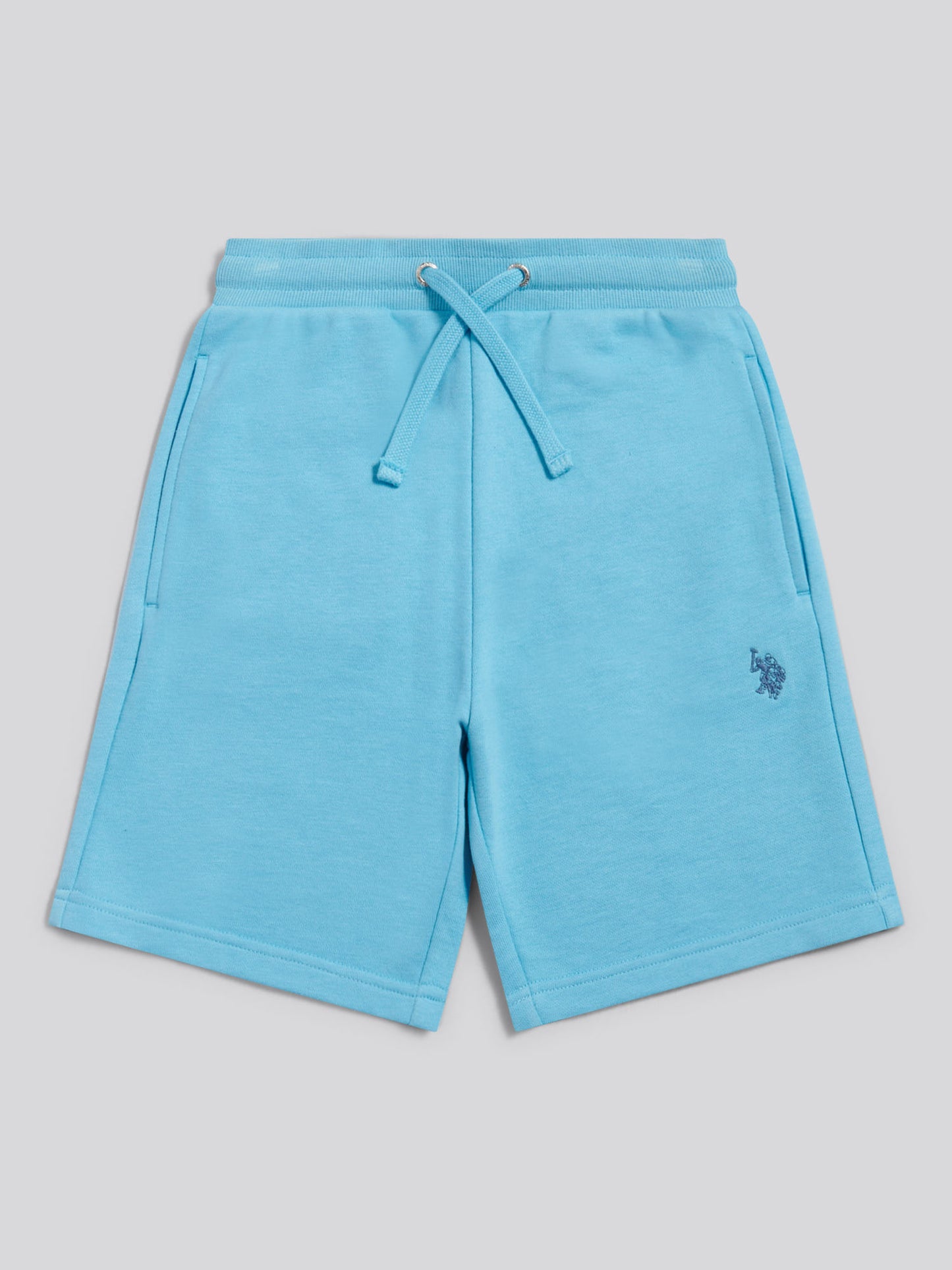 Boys Double Horsemen Sweat Shorts Air Blue