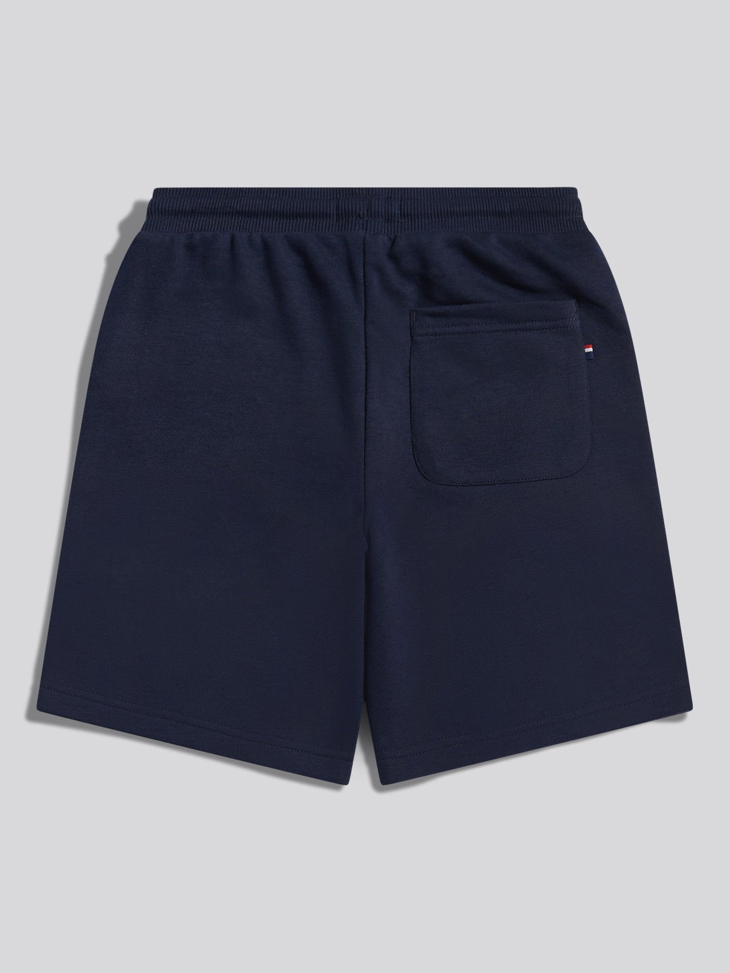 Boys Double Horsemen Sweat Shorts Dark Sapphire Navy / Haute Red DHM