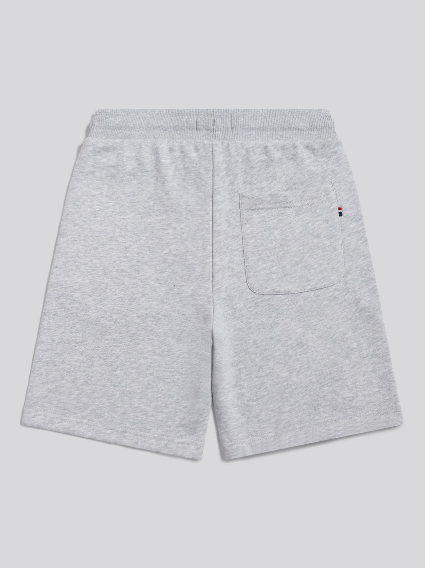 Boys Double Horsemen Sweat Shorts Mid Grey Marl