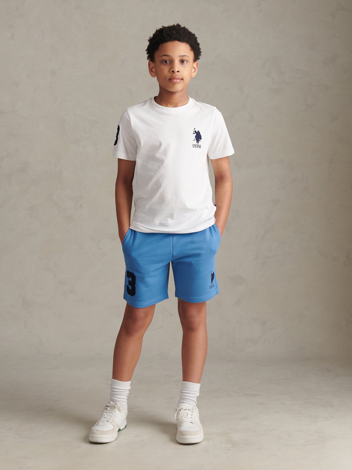 Boys Player 3 Sweat Shorts Riviera