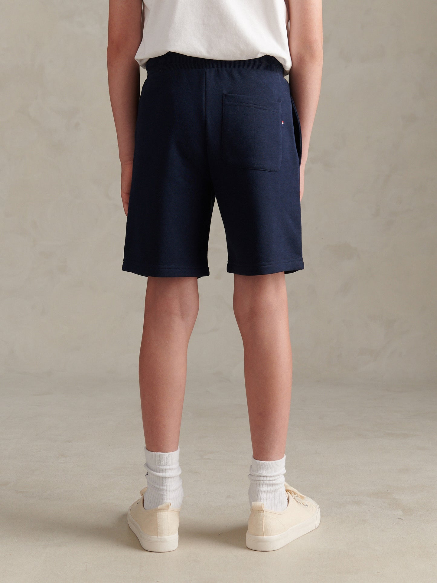 Boys Player 3 Sweat Shorts Dark Sapphire Navy / Haute Red DHM