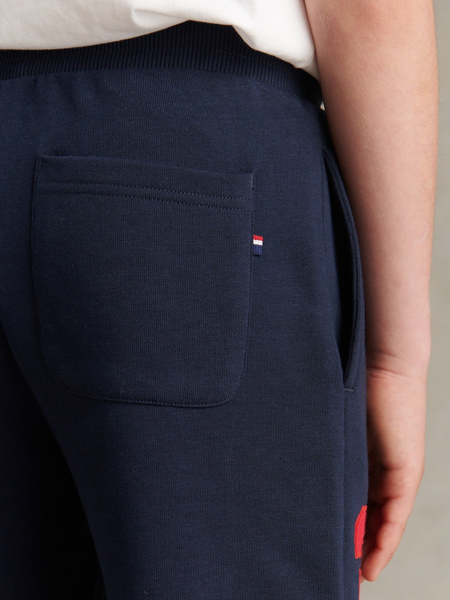 Boys Player 3 Sweat Shorts Dark Sapphire Navy / Haute Red DHM