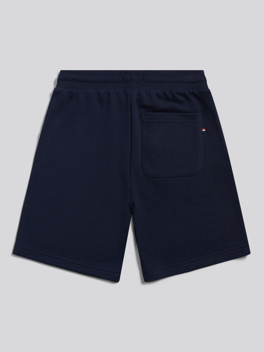 Boys Player 3 Sweat Shorts Dark Sapphire Navy / Haute Red DHM