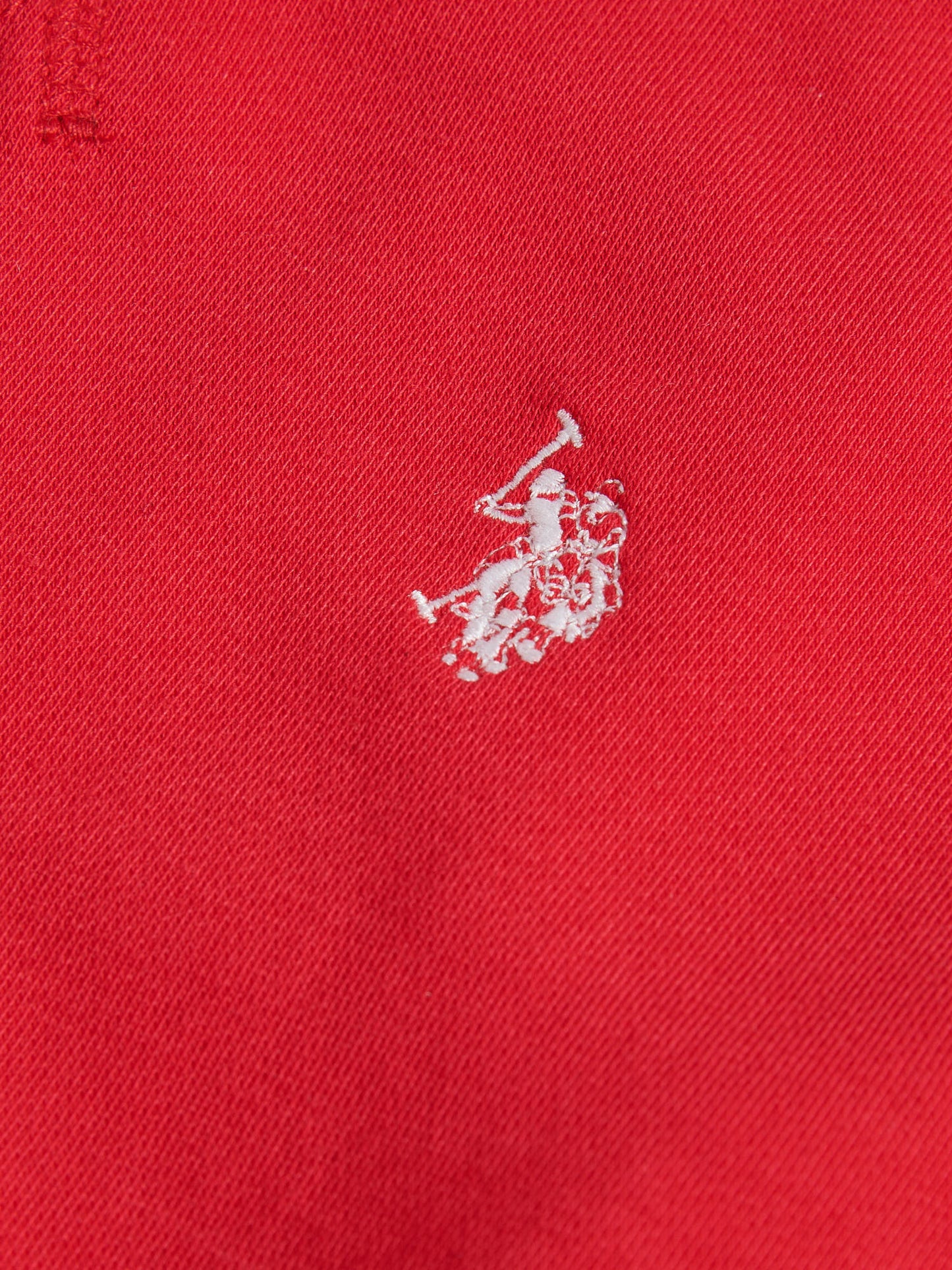 Boys Double Horsemen Crew in Haute Red