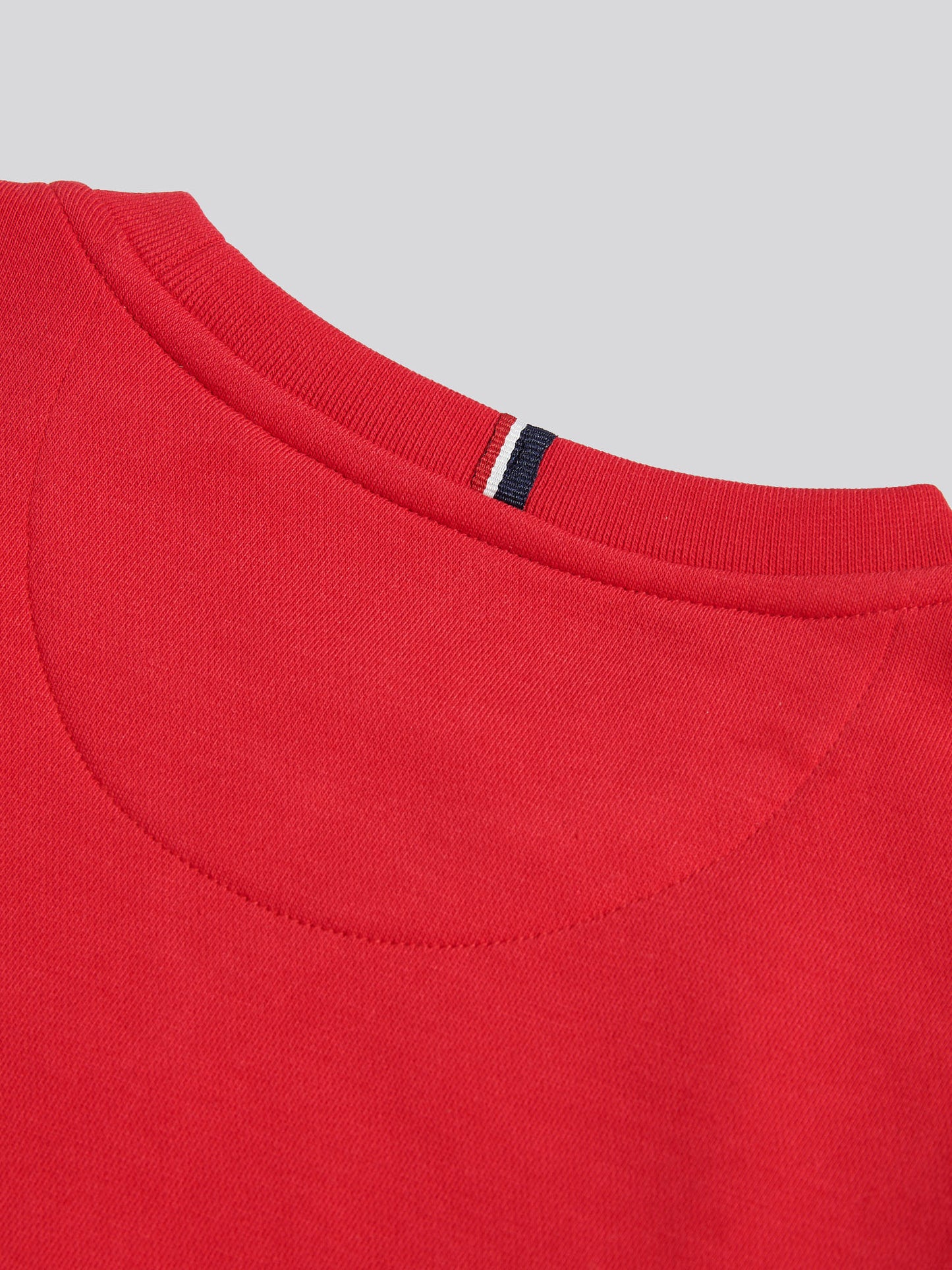 Boys Double Horsemen Crew in Haute Red