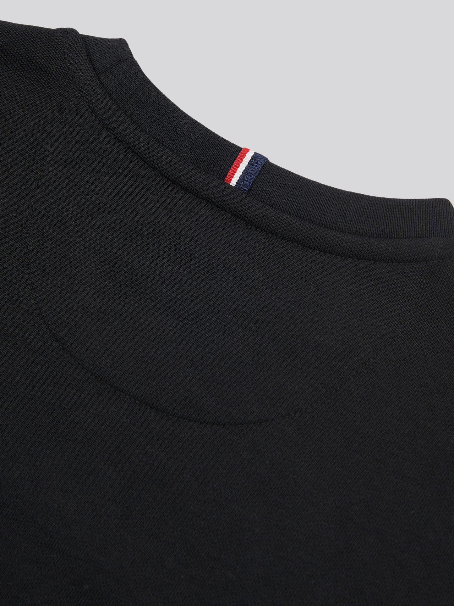 Boys Double Horsemen Crew in Black Bright White DHM