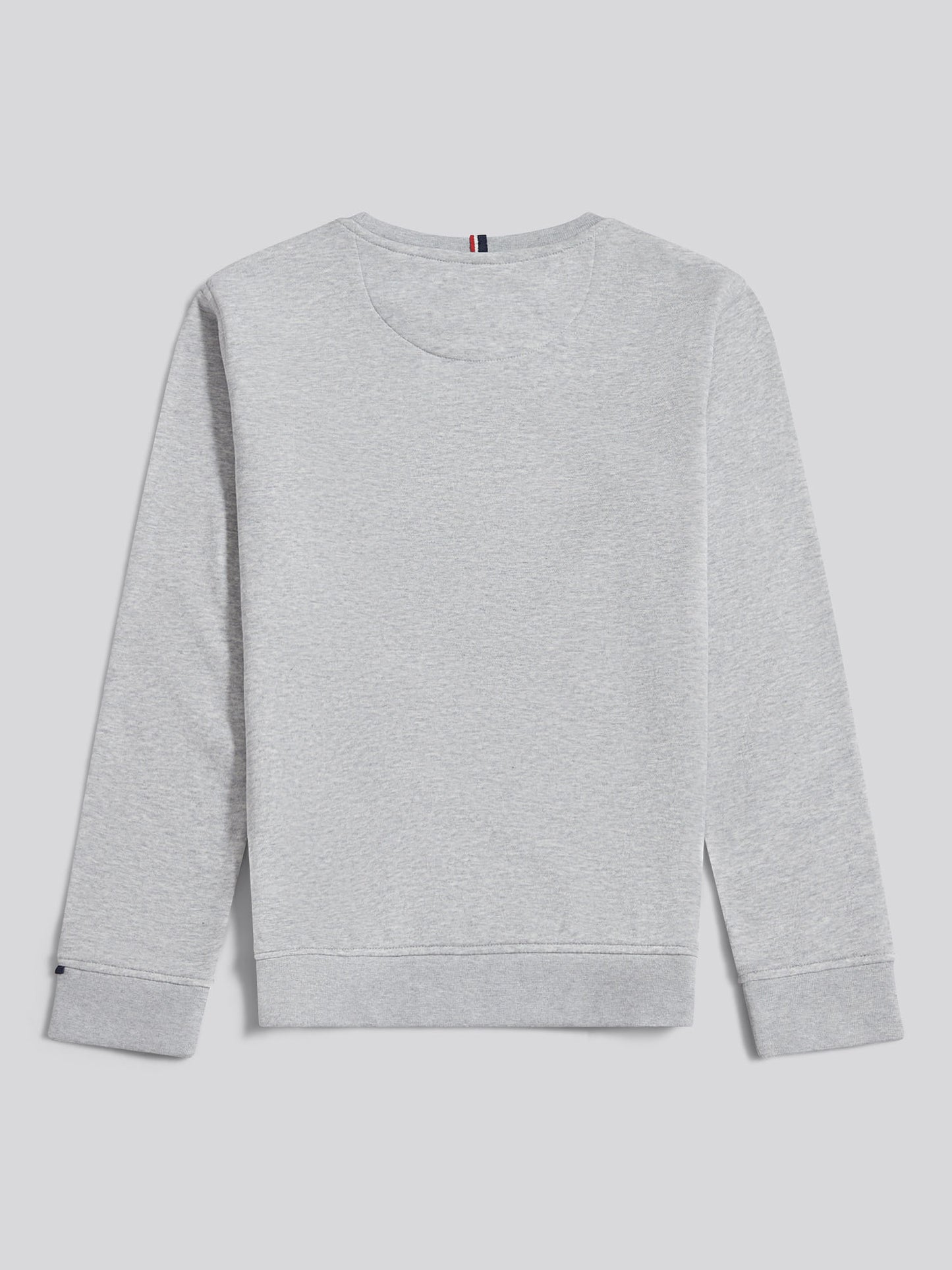 Boys Double Horsemen Crew in Mid Grey Marl
