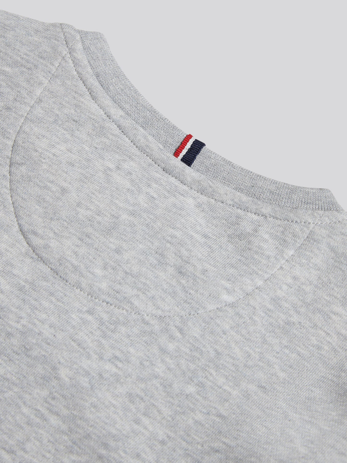 Boys Double Horsemen Crew in Mid Grey Marl