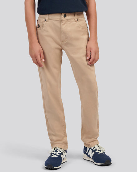 Boys Core 5 Pocket Trouser in Cornstalk