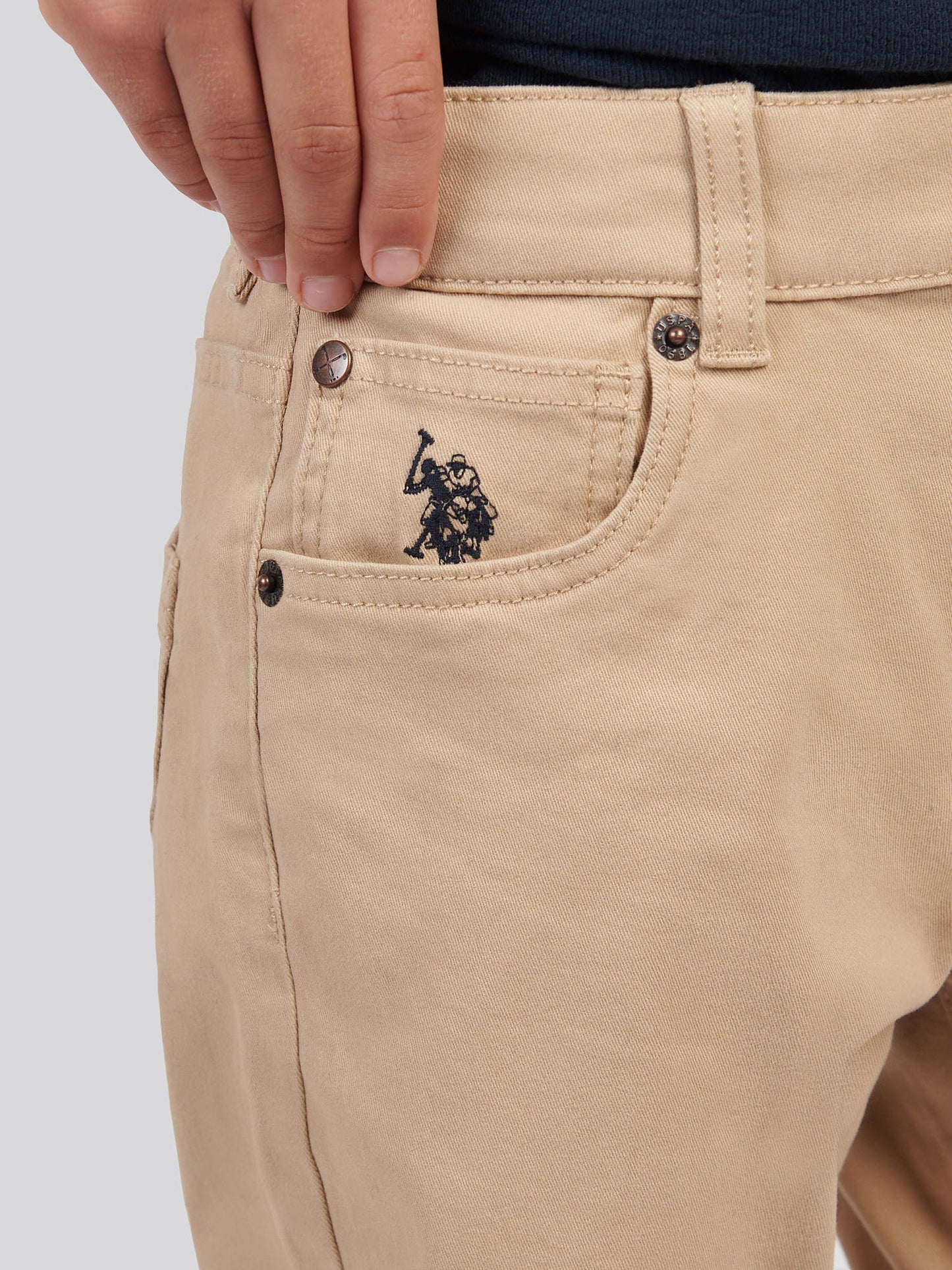Boys Core 5 Pocket Trouser in Cornstalk