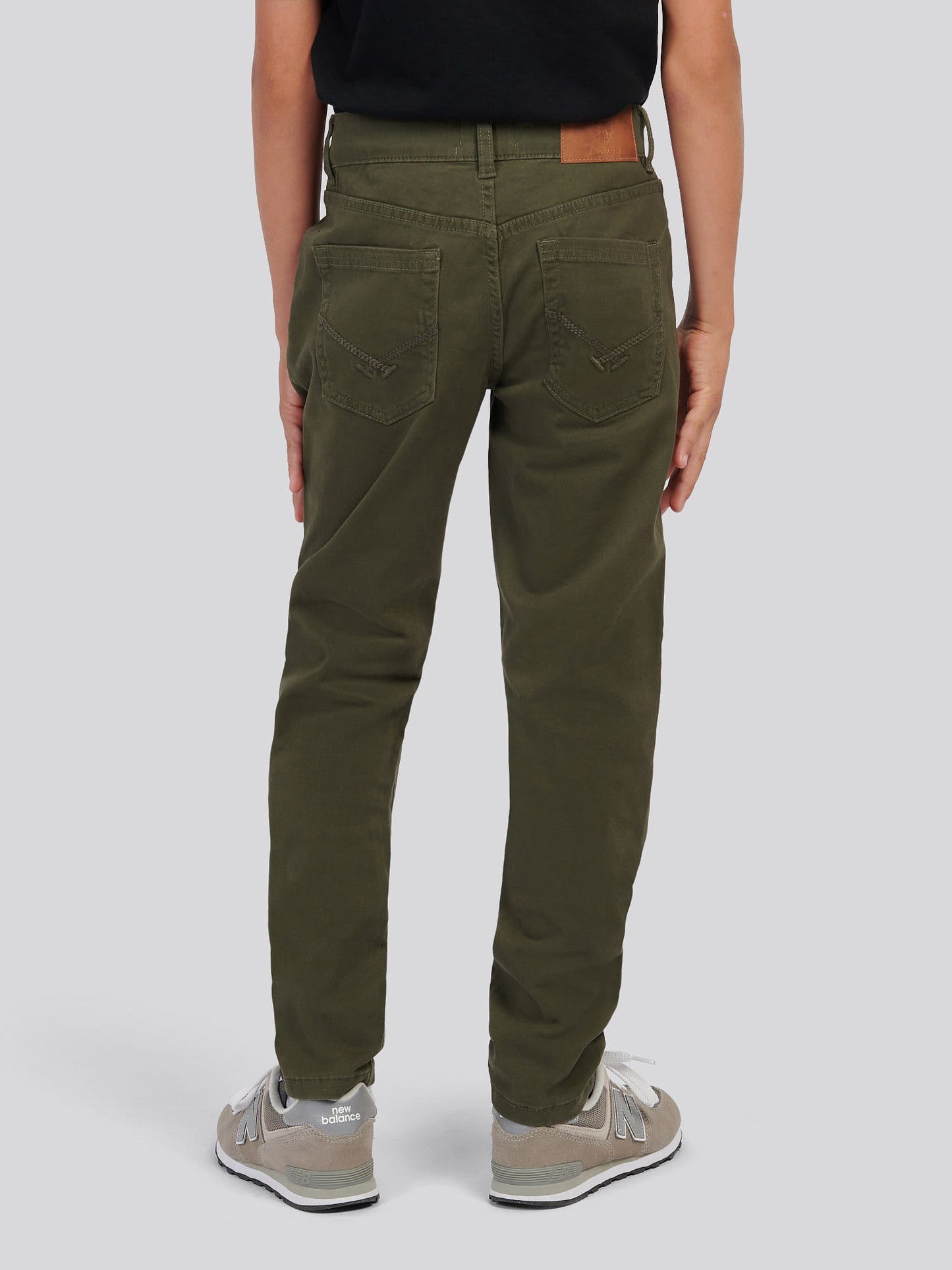 Boys Core 5 Pocket Trouser in Forest Night