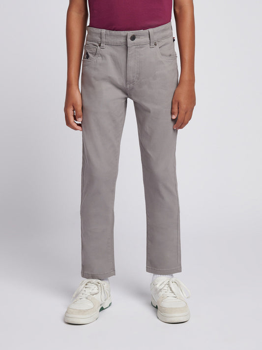 Boys Core 5 Pocket Trouser in December Sky