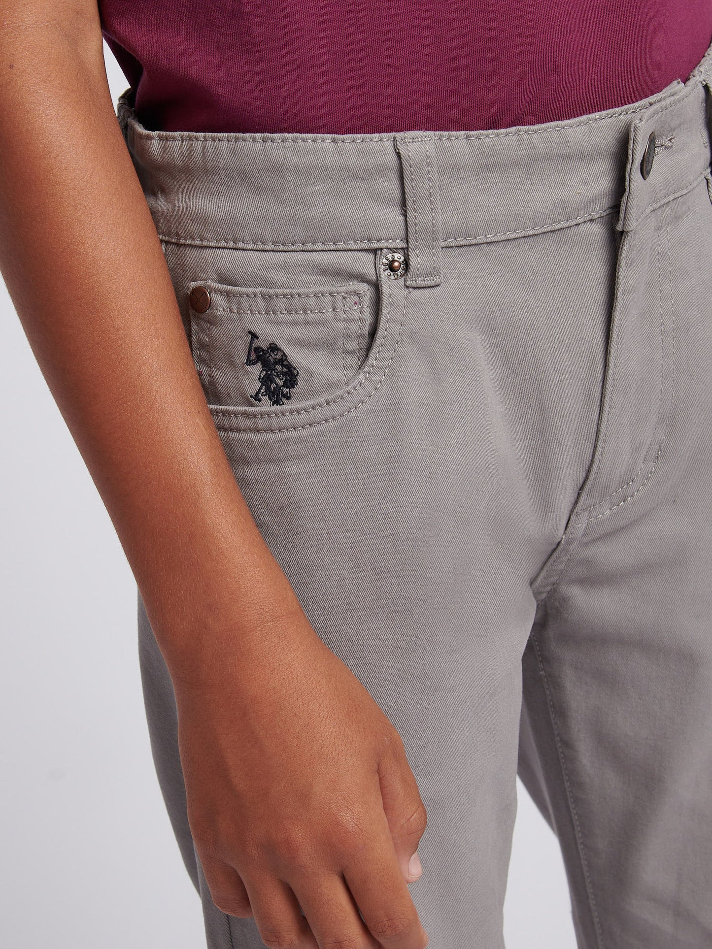 Boys Core 5 Pocket Trouser in December Sky